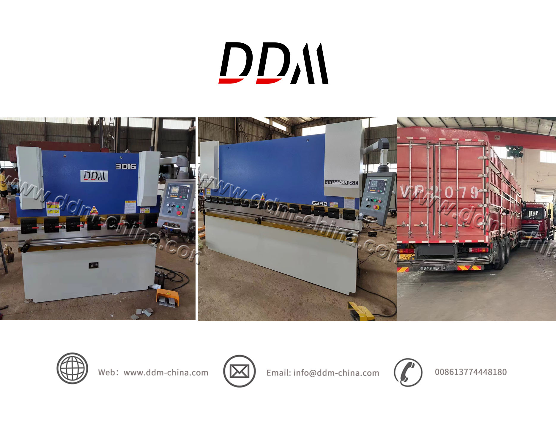 DDM Press brake delivered to Russia 
