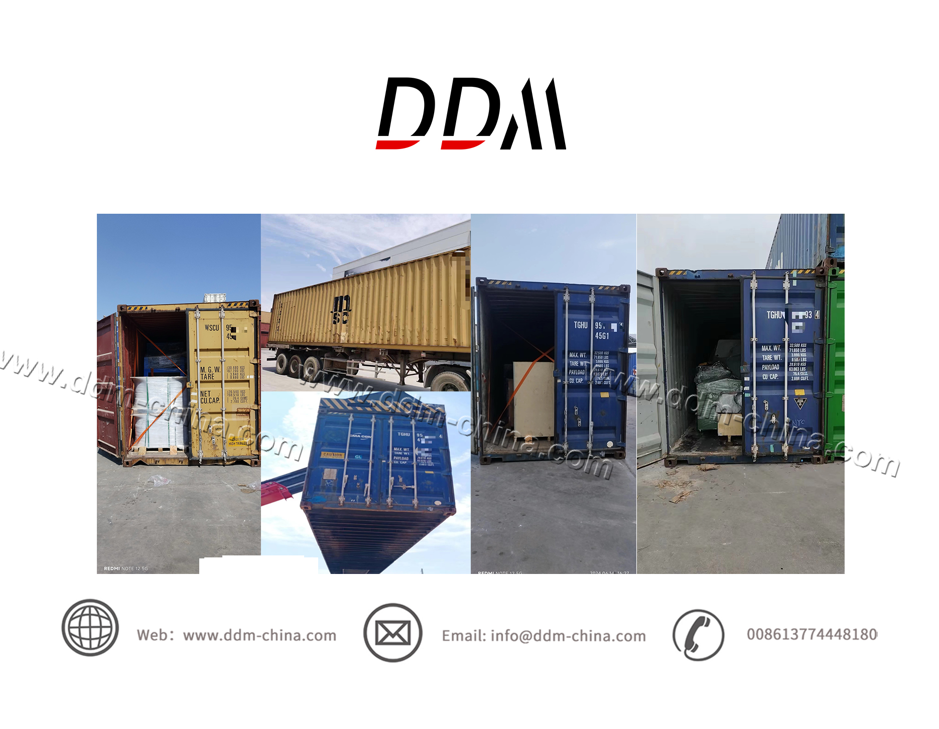 Shipment for DDM Machines 